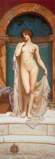 John William Godward Venus at the Bath